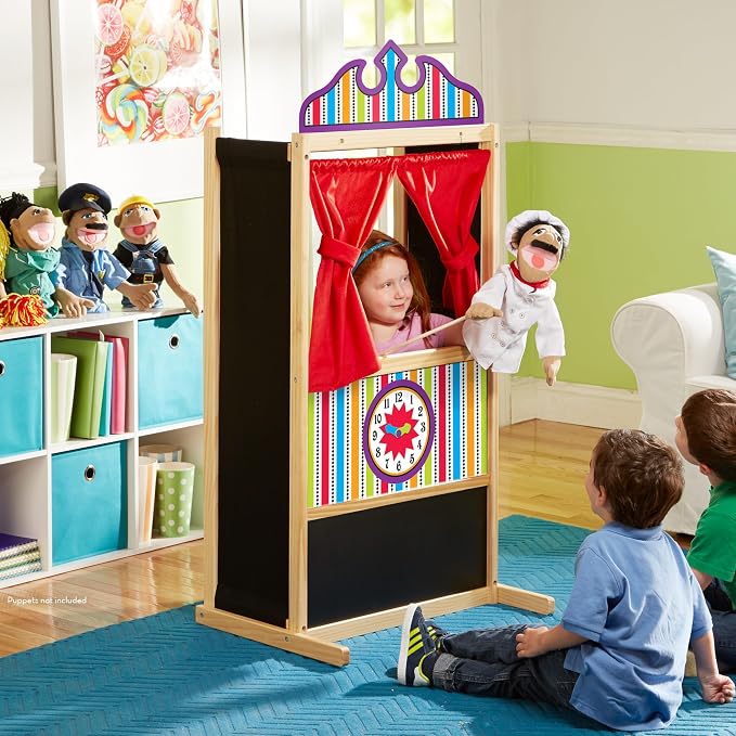 Melissa & Doug Deluxe Puppet Theater - Image 7