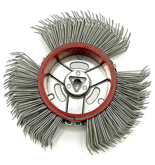 10PCS, Metal Blaster Clearing Brush/Replacement Coarse Abrasive Wire Wheel Belt/Rust Removal/Bristle Blasting for Efficient Surface Preparation (0.7mm Carbon Spring Steel, A Box with Ten Belts)