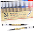 Japanese Style Black Blue & Red Gel Ink Pens, 0.35mm Extra Fine Point, No by RIANCY