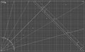 Elan Cutting Mat 36x60 Black & Taupe, Extra Large Self Healing Cutting Mat 36 x by Elan