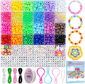 Gionlion 1000PCS Pony Beads Bulk Bracelet Making Kit, 24 Colors Kandi Beads by Gionlion