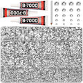 32000Pcs Silver Clear Rhinestones by Worthofbest
