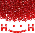 Plastic Pony Beads, for Bracelet, Hair Braiding, Friendship Bracelets, Jewelry by KAKW