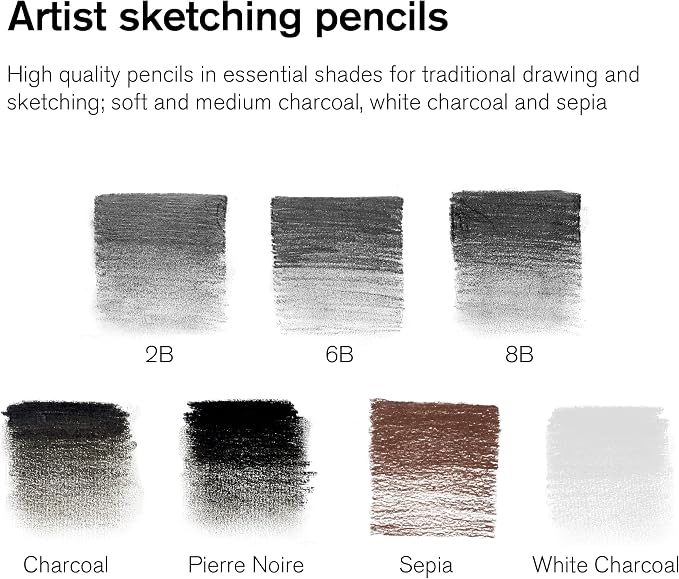 Winsor & Newton Studio Collection Artist Pencils, Sketching Pencils - Image 3