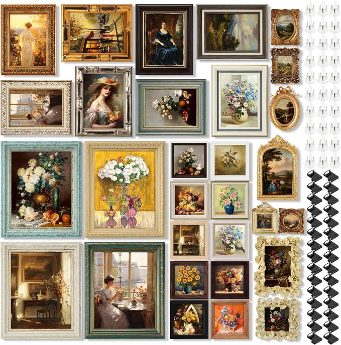 Kathfly 30 Pack Vintage Picture Frames by Kathfly