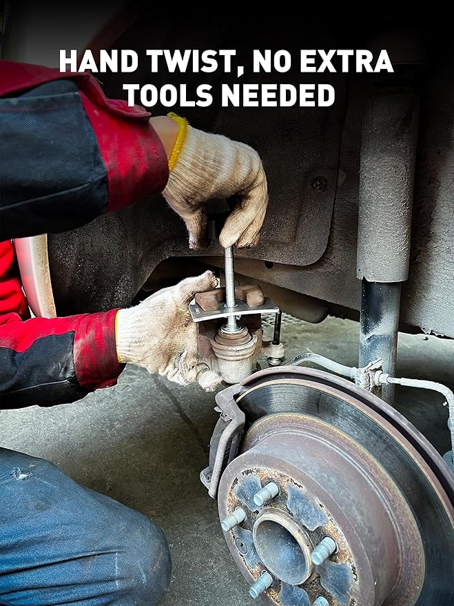 SMART JERRY - Brake Caliper Compression Tool │Heavy Duty Caliper Piston Compressor Tool │Disc Brake Pad Spreader for Compressing Inner Pad │Fit Most Cars and Light Trucks