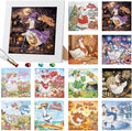 Trandraft 13 Pcs Goose Interchangeable Farmhouse Diamond Painting Kits by Trandraft