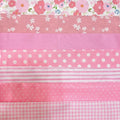Cotton Fabric DIY Making Supplies Quilting Patchwork Fabric Fat Quarter Bundles by Antetek