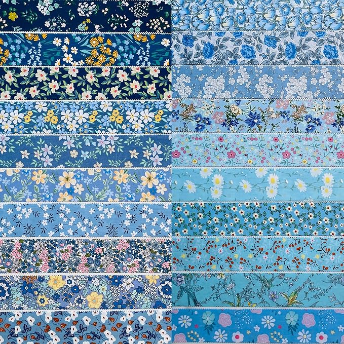 40 Strip Jelly Roll Fabric Strips - Image 3