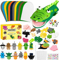 WATINC 12Pcs Hand Puppet Making Kit, Art Craft Felt Sock Puppet Toys, Creative by WATINC