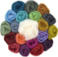 100% Wool - Assorted Wool Roving by LivingDreamsYarn