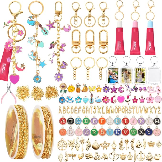 Namifin 384 Pcs Lip Gloss Keychain Making Kit by NAMIFIN-FORYOURBEAUTYLOVE