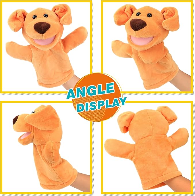 Easfan Puppy Hand Puppet Soft Animal Plush Toy - Image 5