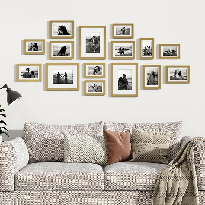 Venusmiles 15 Pack Picture Frames Collage Wall Decor, Gallery Frame Set - Image 7