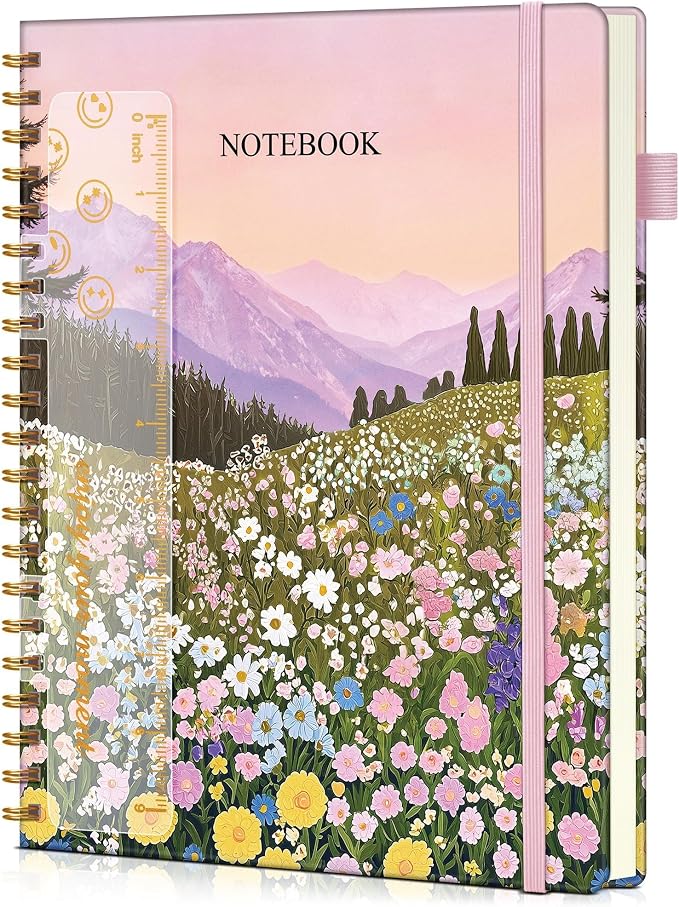 Spiral Notebook Journal 8.5” x 11”, A4 Large Notebooks by UEBZFOCS