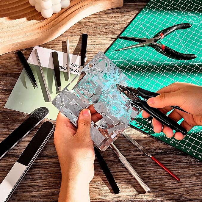 17 Pieces Metal Model Tool Kit Compatible - Image 6
