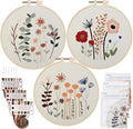 Uphome 3 Pack Embroidery Starter Kit by Uphome