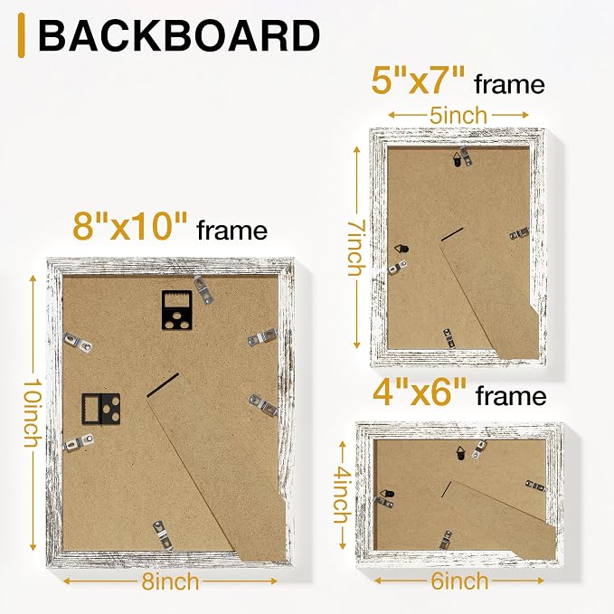 Vittanly 15 Pack Picture Frames Collage Wall Decor - Image 8