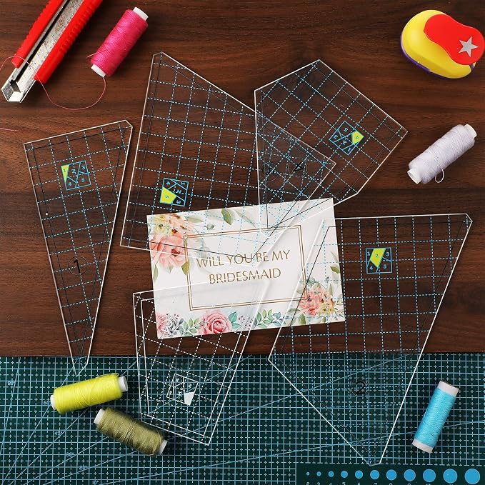 Quilting Template Set Acrylic Cutting Templates - Image 7