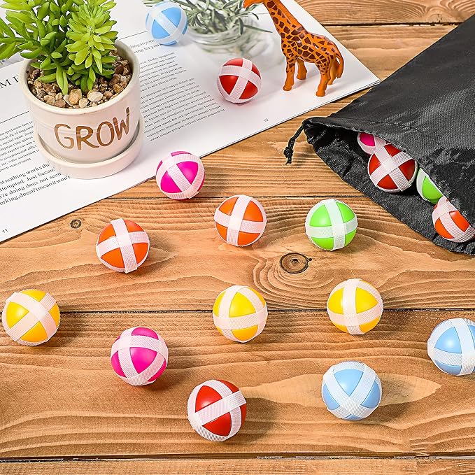 Skylety 30 Pcs Sticky Balls for Fabric Dart Board, 6 Colors | Dart Hook and - Image 5