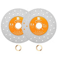Rock Slab Grinding Disc - 5 inch Glass Cutter Disc (2pcs), Granite Cutting Disc, Diamond Grinder Wheel for Rock Slab, Stone, Tile, Marble, Granite, Glass Diamond Cutting Discs