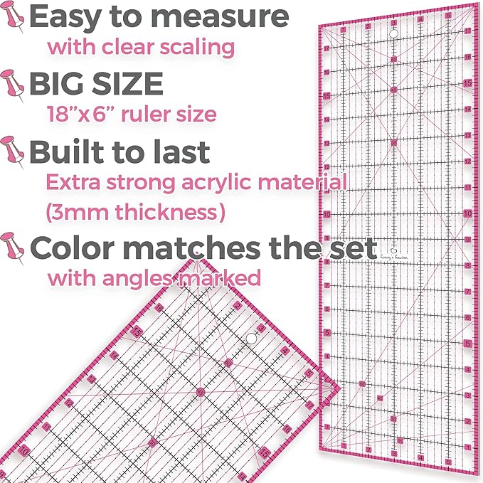 Rotary Cutter Set pink - Image 4