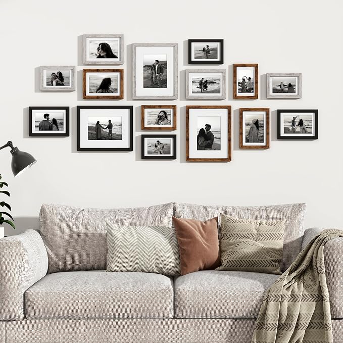 Venusmiles 15 Pack Picture Frames Collage Wall Decor, Gallery Frame Set - Image 4