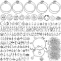 Highergo 469 Pcs Bracelet Making Kit, Jump Rings | 10 Chain Bracelets, 159 Moon by Highergo