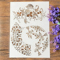 TIAMECH A4 Reusable Flower Lace Stencil by TIAMECH