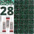 36000Pcs Emerald Green Rhinestones by Worthofbest