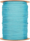 The Paracord Store | Type III 550 Paracord - 1000 FT Spool, Neon Turquoise | Heavy Duty 7 Strand Tactical Paracord - USA Made Nylon Outdoor Parachute Cord for Camping, Fishing & More - Survival Cord
