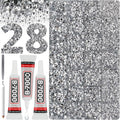 36000Pcs Silver Clear Rhinestones Gems by Worthofbest