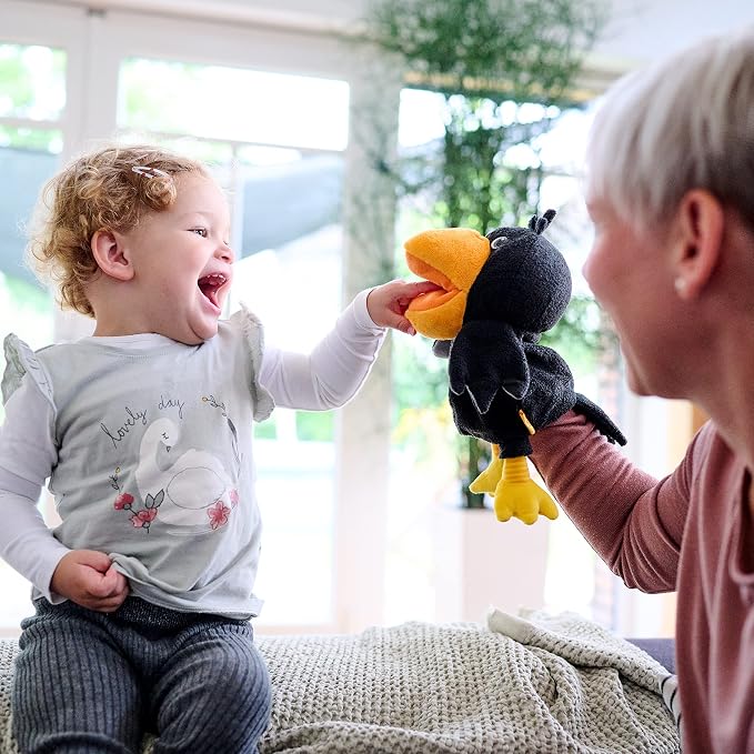 HABA Theo the Raven Hand Puppet - Image 5