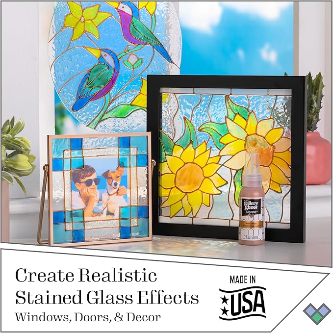 Gallery Glass Bronze Liquid Leading Perfect - Image 3