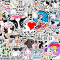 BulbaCraft 100Pcs Cow Stickers for Water Bottles, Laptop Decals, Cute Cow Gifts by BulbaCraft