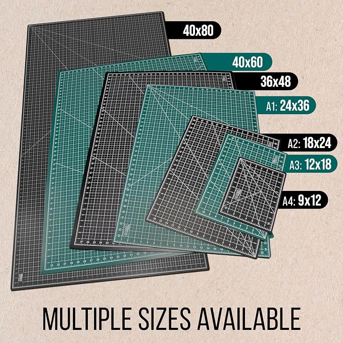 U.S. Art Supply 9" x 12" Self-Healing Cutting Mat 5-Ply - Image 5