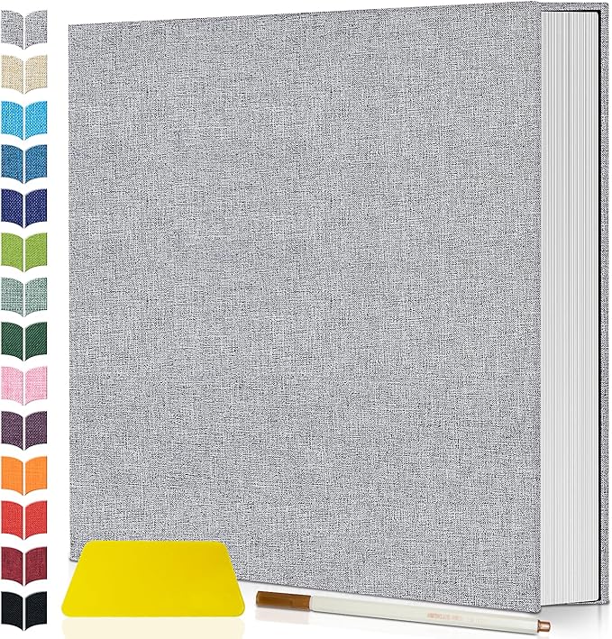 Artfeel Photo Album Self Adhesive Scrapbook, 120 Pages Large Photo Book by Artfeel
