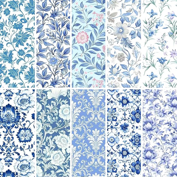 4"x4"200pcs Cotton Fabric Squares - Image 3