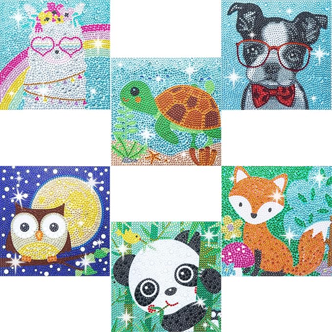 CHWGLFGG 6 Pack 5D Diamond Painting Kits by CHWGLFGG