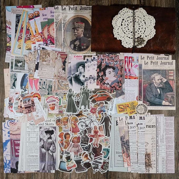 Knaid Vintage Scrapbook Supplies Pack - Image 6