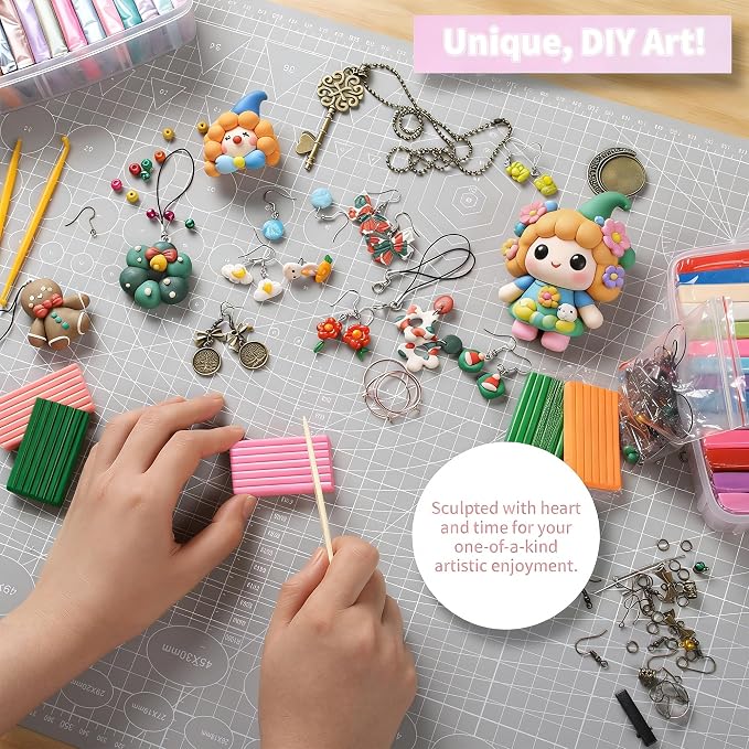 Aestd-ST Polymer Clay 102 Colors, Oven Bake Modeling Clay - Image 4
