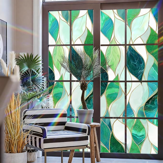 Stained Glass Window Privacy Film Static Cling - Image 3