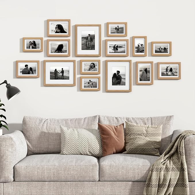 Venusmiles 15 Pack Picture Frames Collage Wall Decor, Gallery Frame Set - Image 3