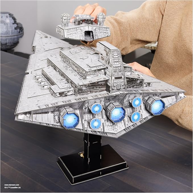 4D Build, Star Wars Deluxe Imperial Star Destroyer 3D Model Kit, Star Wars - Image 8