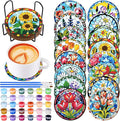Reallnaive 8 Pcs Flower Paint by Numbers Kit by Unknown
