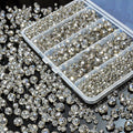 800Pcs 4/6/8/10mm Crystal Glass Beads by Laopottbeads