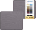 KING MOUNTAIN Canvas Repair Patch 9 x11 Inch 2 Pcs Self-Adhesive Waterproof Fabric Patch for Sofas, Tents, Furniture,Tote Bags, Car Seats (Grey)