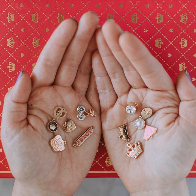 Make It Real: Juicy Coture Chains & Charms, DIY Bracelet Kit, Includes 12 Juicy - Image 6