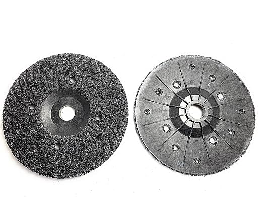 SIGNI 5 Pack SiC Plastic Back Grinding Wheel for Granite/Marble/Concrete and Glasses (7 INCH, 24 GRIT)