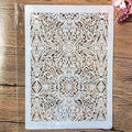 TIAMECH A4 Reusable Vintage Palace Texture Stencil by TIAMECH